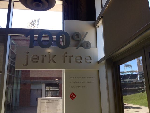 A key value at Red Door Interactive is being 100% Jerk Free. Photo by J. Jeff Kober.