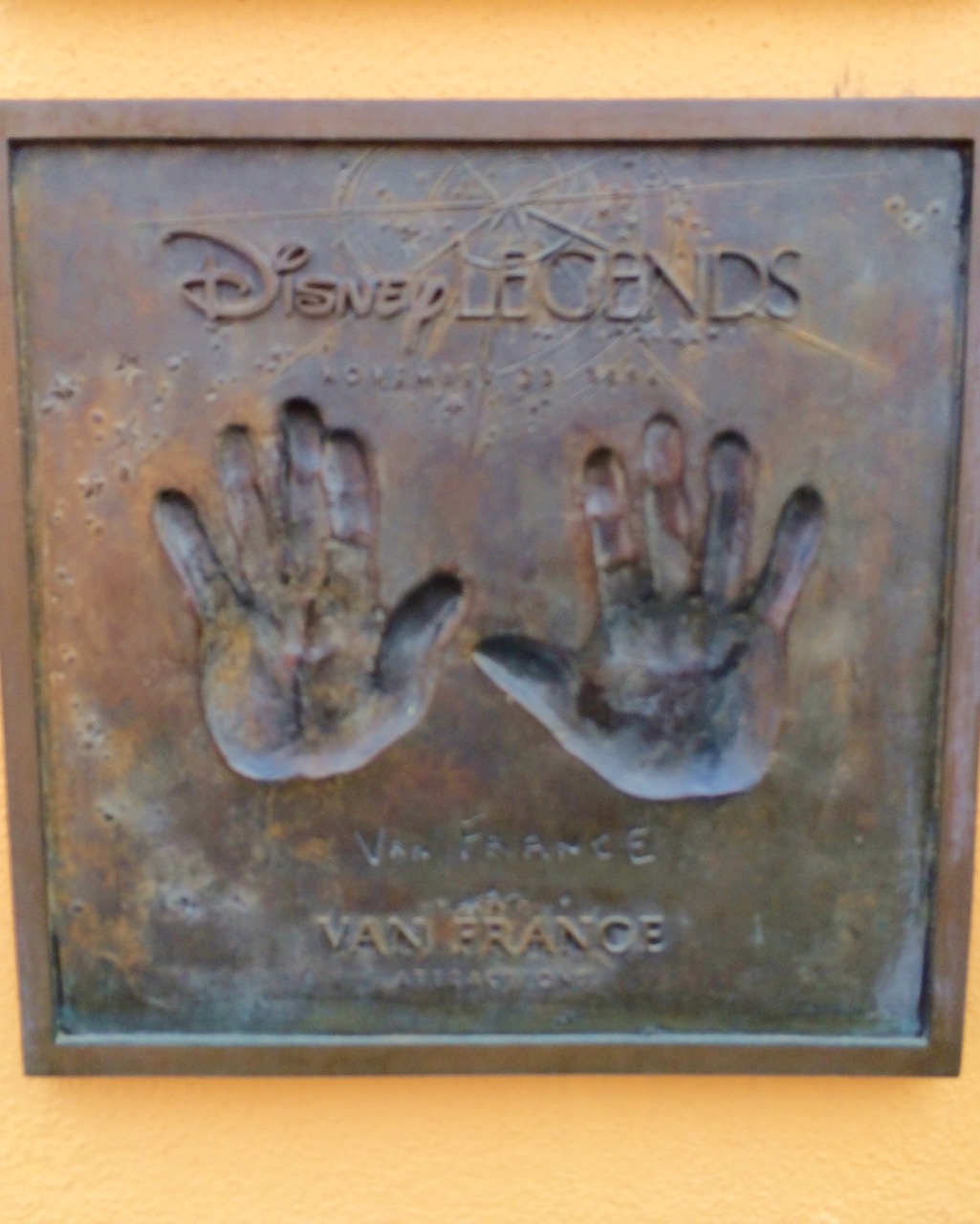 The hands of Van France, founder of The Disney University.